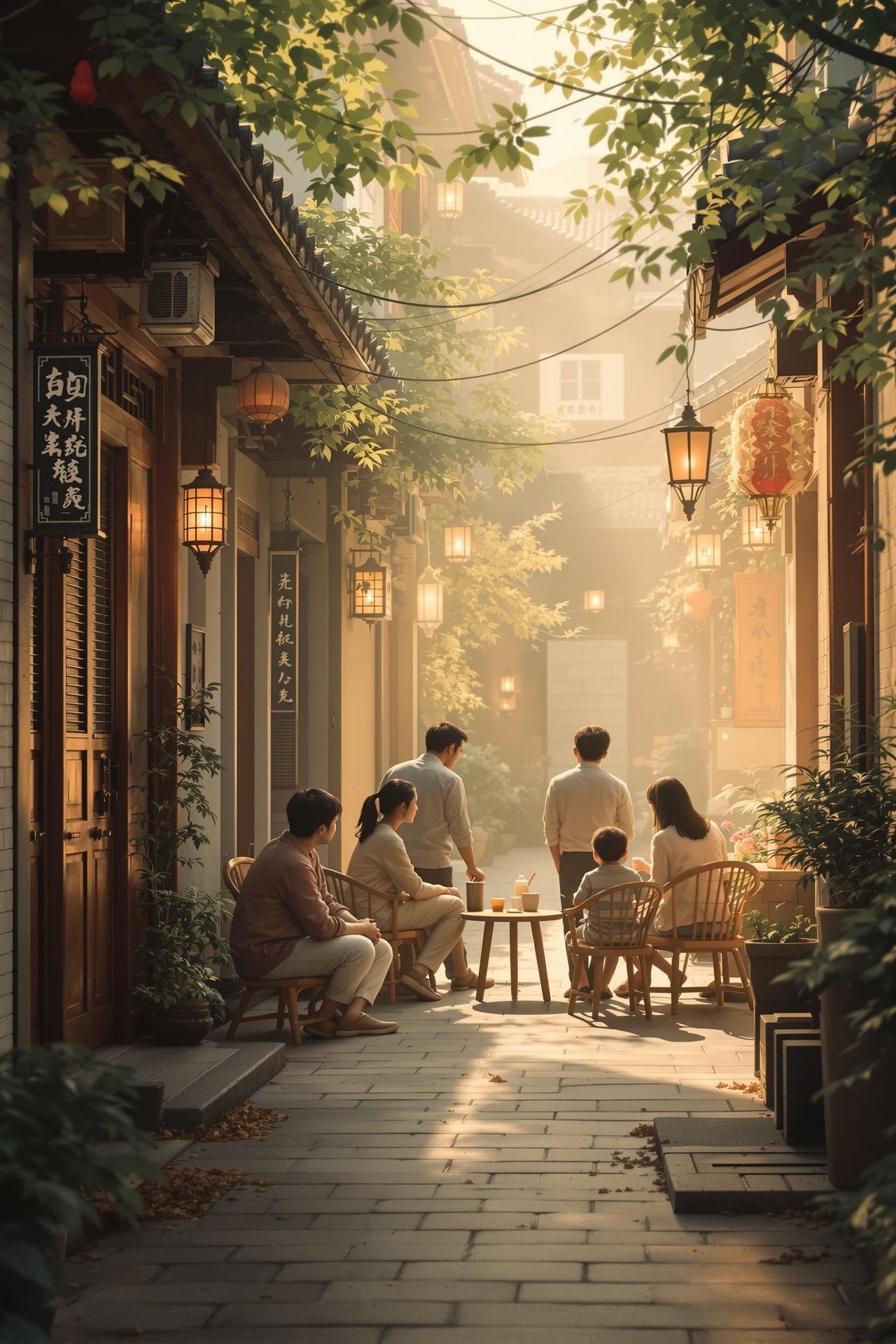 人间烟火 电视剧海报 - 北京胡同里的温暖家常